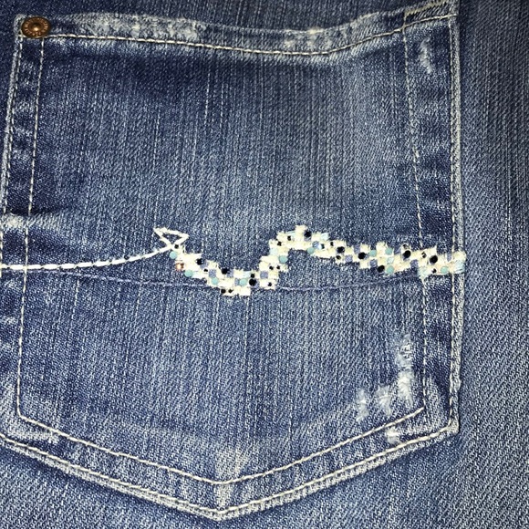 7 For All Mankind Straight Leg Jeans - Picture 8 of 8